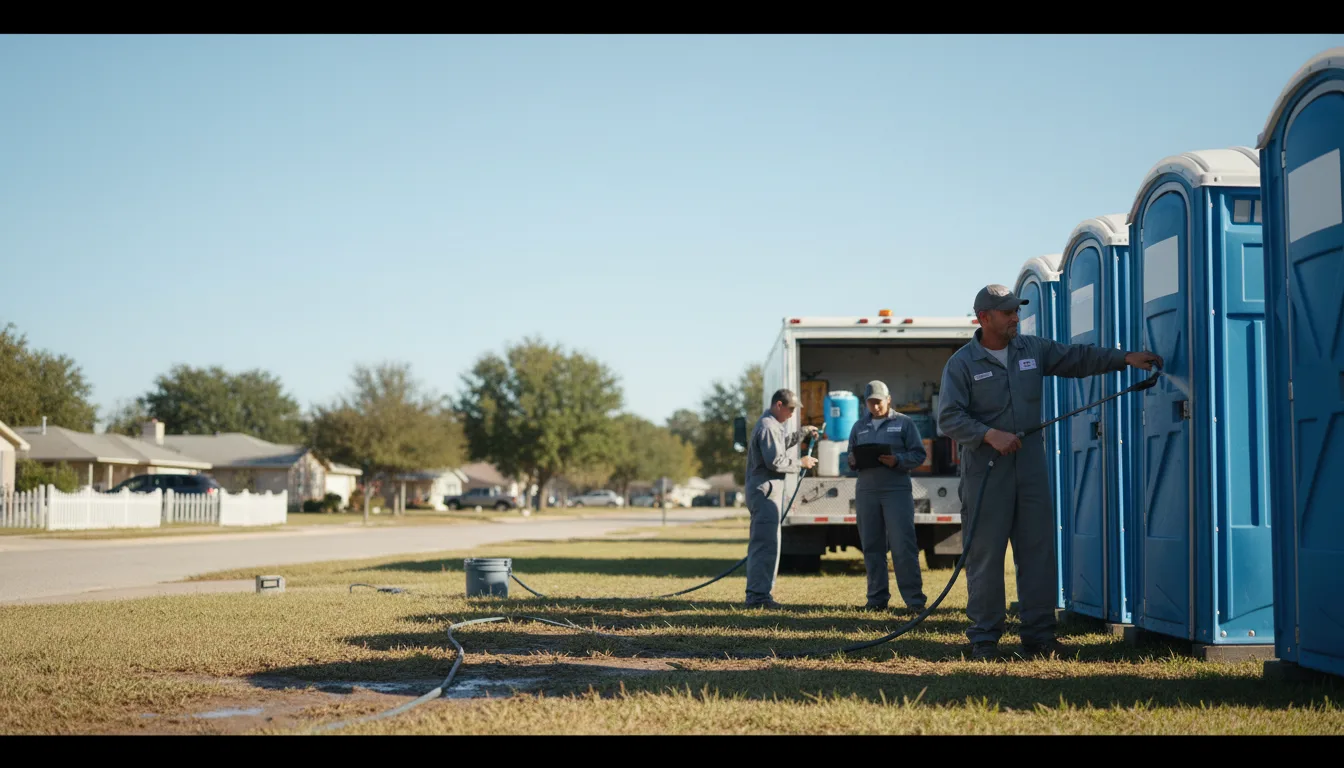 Long-Term Portable Toilet Rental in Houston, OH near me